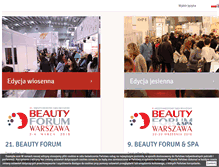 Tablet Screenshot of beauty-fairs.com.pl